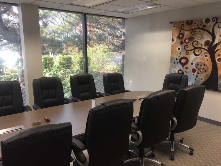 10-Person Conference Room at Lake Cook Reporting in Bannockburn, IL